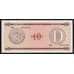Куба 10 песо ND РFX35 D Валютный сертификат UNC арт. 52685