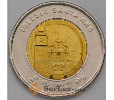 Монета Панама 1 бальбоа 2019 UNC Церковь Санта Ана арт. 37565