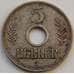 Монета Немецкая Восточная Африка 5 геллеров 1914 J КМ13 VF арт. 8274