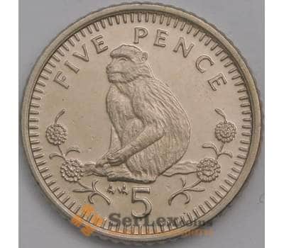 Монета Гибралтар 5 пенсов 1996 КМ22.2 UNC арт. 40074
