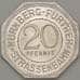 Германия Нюрнберг 20 пфеннигов 1921 Proof WASSER SPEIER (j05.19) арт. 19984