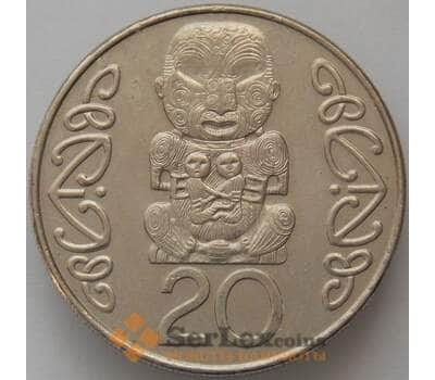 Монета Новая Зеландия 20 центов 2005 КМ118 aUNC (J05.19) арт. 17229