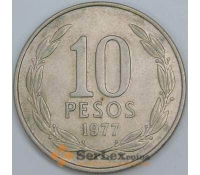Чили 10 песо 1977 КМ210 XF-AU арт. 57745