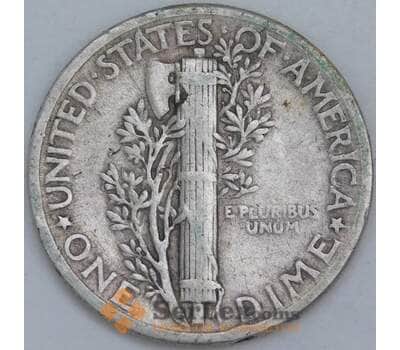 Монета США дайм 10 центов 1944 КМ140 VF арт. 12801