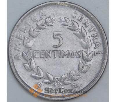 Коста-Рика 5 сентимо 1967 КМ184.1а XF арт. 57204
