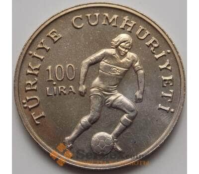 Монета Турция 100 лир 1982 КМ951 aUNC Футбол  арт. 7205