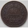 Франция 10 сентим 1897 КМ815.1 VF+ арт. 7183
