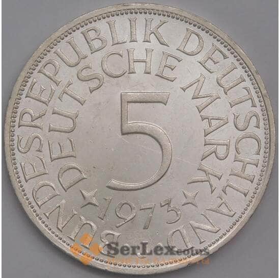 Германия монета 5 марок 1973 J КМ112 Proof арт. 42750