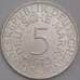 Германия монета 5 марок 1973 J КМ112 Proof арт. 42750