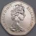 Великобритания монета 50 новых пенсов 1972 КМ913 Proof  арт. 43273
