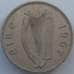 Монета Ирландия 1/2 кроны 1967 КМ16а XF (J05.19) арт. 17005