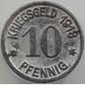 Германия нотгельд 10 пфеннигов 1918 XF Кобленц арт. 12906