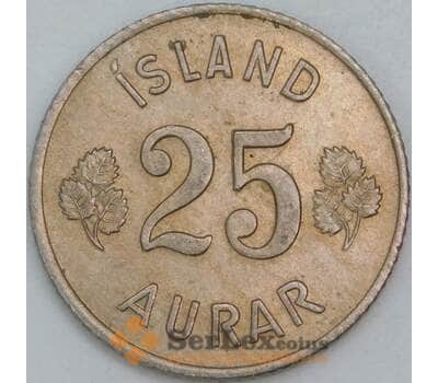 Исландия 25 эйре 1966 КМ11 aUNC арт. 56535