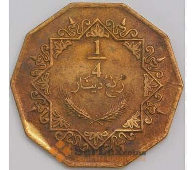 Ливия 1/4 динара 2009 КМ30 VF  арт. 41782