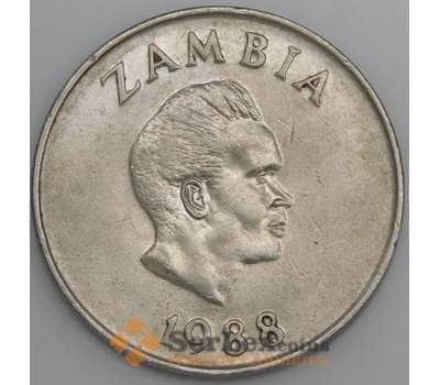 Замбия монета 20 нгве 1988 КМ13 XF арт. 44925