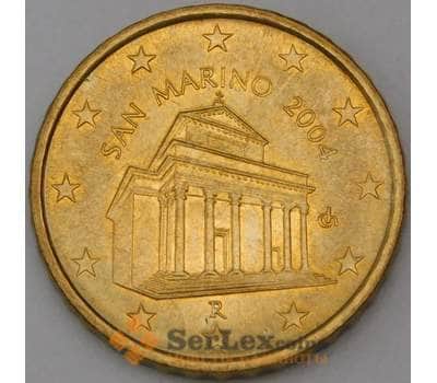 Монета Сан-Марино 10 центов 2004 BU наборная арт. 28756
