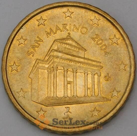 Сан-Марино 10 центов 2004 BU наборная арт. 28756