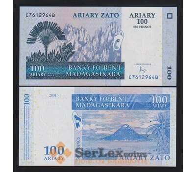 Мадагаскар 100 ариари 2004 P86с UNC арт. 55921