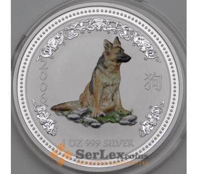 Монета Австралия 1 доллар 2006 Proof эмаль Год Собаки арт. 28430