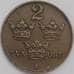Монета Швеция 2 эре 1928 КМ778 XF  арт. 40711