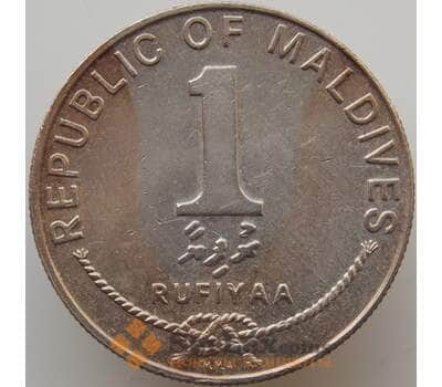 Монета Мальдивы 1 руфия 1982 КМ73 VF арт. 10055