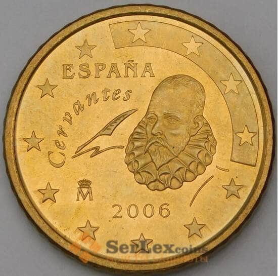 Испания 50 евроцент 2006 BU из набора арт. 28739