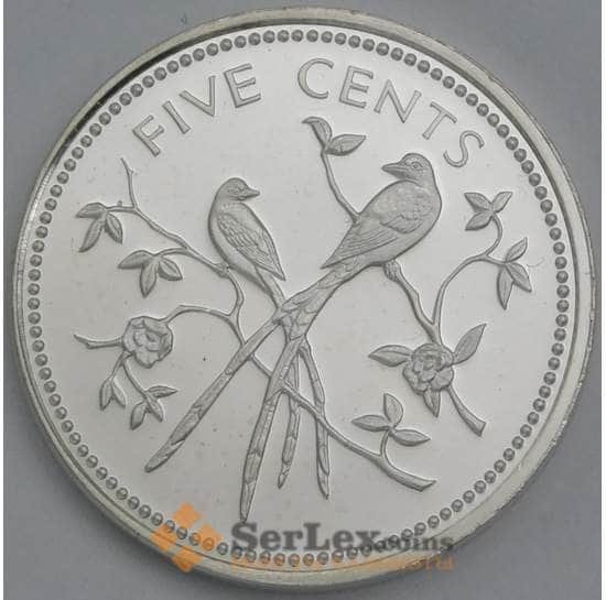 Белиз 5 центов 1974 КМ39а Proof Серебро арт. 38725