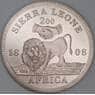 Сьерра-Леоне жетон 200 центов 1808 Лев  арт. 55322