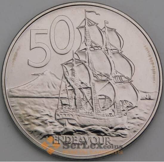 Новая Зеландия 50 центов 2008 КМ119а BU арт. 49229