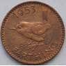 Великобритания 1 фартинг 1953 КМ881 AU (J05.19) арт. 16077