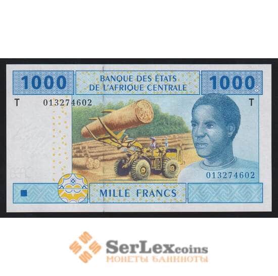 Конго 1000 франков 2002 Р107Та UNC арт. 52806