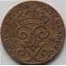 Монета Швеция 1 эре 1939 КМ777.2 VF (J05.19) арт. 15777