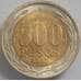 Монета Чили 500 песо 2002 КМ235 aUNC (J05.19) арт. 15761