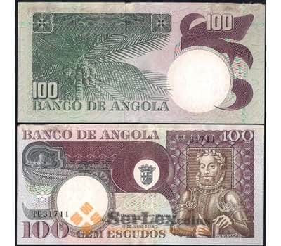 Банкнота Ангола 100 эскудо 1973 Р106 XF арт. 29127