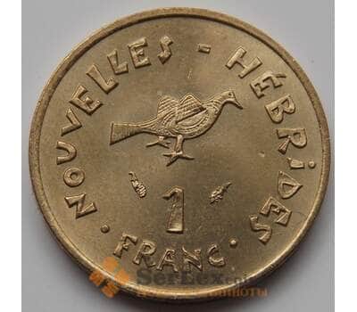 Монета Новые Гебриды 1 франк 1975 КМ4.2 UNC арт. 7156
