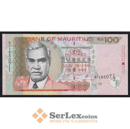 Маврикий 100 рупий 2007 Р56b UNC арт. 53204