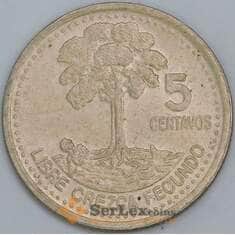 Гватемала 5 сентаво 1998 КМ276.4 AU арт. 57559 Гватемала 5 сентаво 1998 КМ276.4 AU арт. 57559