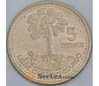 Гватемала 5 сентаво 1998 КМ276.4 AU арт. 57559