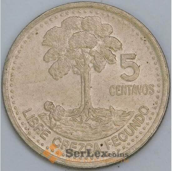 Гватемала 5 сентаво 1998 КМ276.4 AU арт. 57559