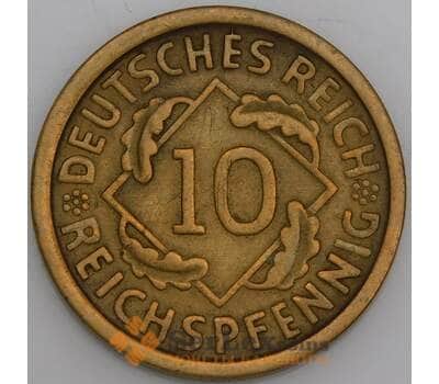 Германия монета 10 пфеннигов 1925 А КМ40 XF арт. 46095