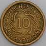 Германия монета 10 пфеннигов 1925 А КМ40 XF арт. 46095
