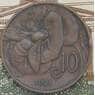 Италия монета 10 чентезимо 1921 КМ60 VF арт. 38865