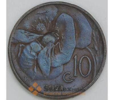 Монета Италия 10 чентезимо 1921 КМ60 VF арт. 38865