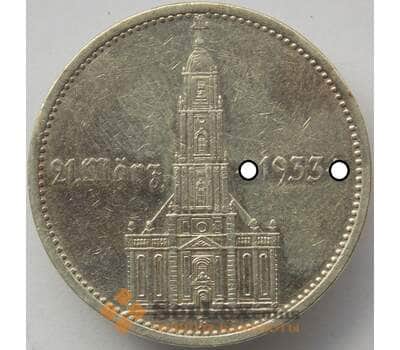 Монета Германия 5 марок (рейхсмарок) 1934 A КМ82 XF Серебро (J05.19) арт. 14762