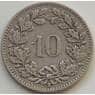 Швейцария 10 раппен 1908 КМ27 VF арт. 13187