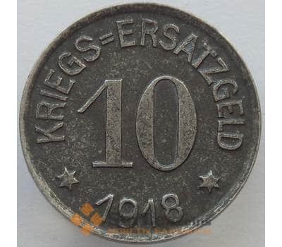 Германия Нотгельд 10 пфеннигов 1918 Железо Крефельд (J05.19) арт. 16004