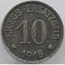 Германия Нотгельд 10 пфеннигов 1918 Железо Крефельд (J05.19) арт. 16004