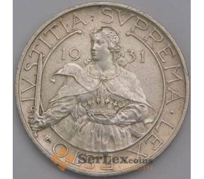 Сан-Марино монета 10 лир 1931 КМ10 XF арт. 42299