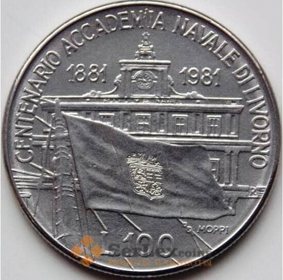 Италия 100 лир 1981 KM108 AU арт. С02069