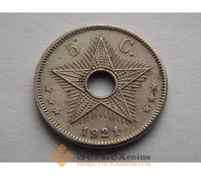 Монета Бельгийское Конго 5 сантимов 1910-28 КМ17 арт. С02073